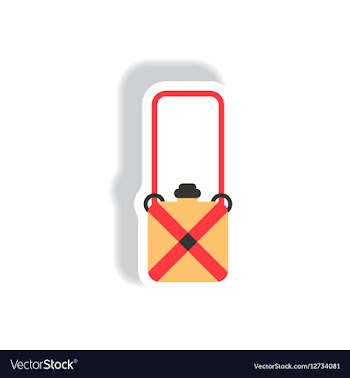 Stylish icon in paper sticker style travel vector image