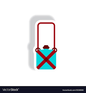 Stylish icon in paper sticker style travel vector image