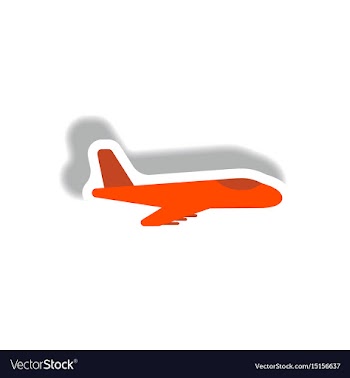 Stylish icon in paper sticker style travel vector image