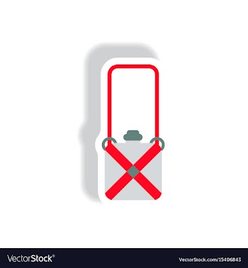 Stylish icon in paper sticker style travel vector image