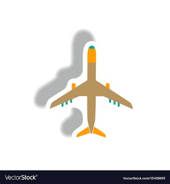 Stylish icon in paper sticker style travel vector image