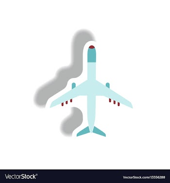 Stylish icon in paper sticker style travel vector image