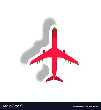 Stylish icon in paper sticker style travel vector image