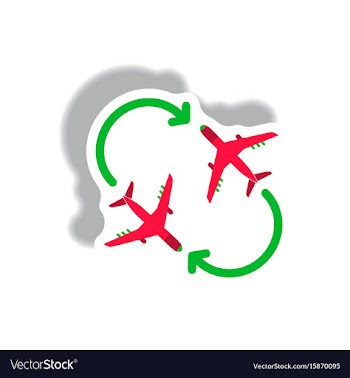 Stylish icon in paper sticker style travel vector image