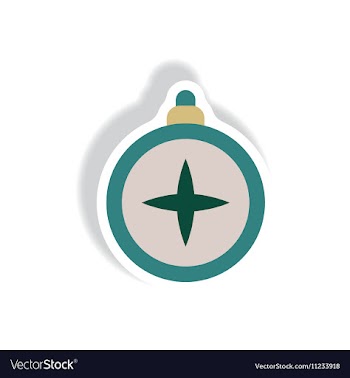 Stylish icon in paper sticker style vintage vector image
