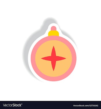 Stylish icon in paper sticker style vintage vector image