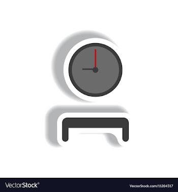 Stylish icon in paper sticker style waiting hall vector image
