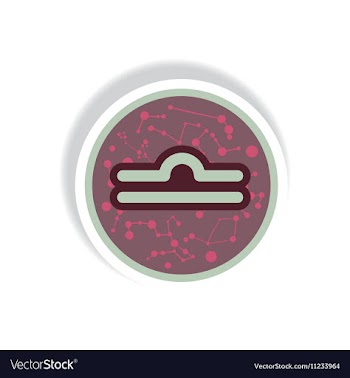Stylish icon in paper sticker style Zodiac sign vector image