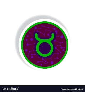 Stylish icon in paper sticker style zodiac sign vector image