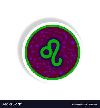 Stylish icon in paper sticker style zodiac sign vector image
