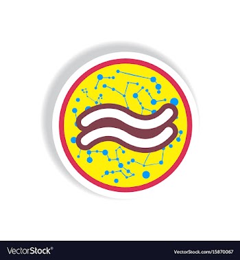 Stylish icon in paper sticker style zodiac vector image