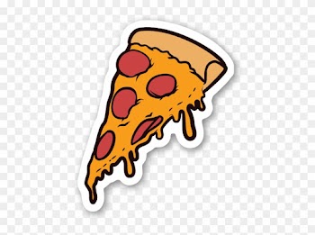 Stylish Inspiration Ideas Slice Of Pizza Clip Art Sticker - Pizza Stickers