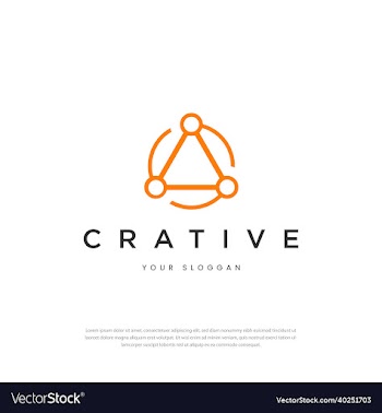 stylish line triangle connection design