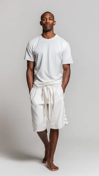 Stylish Male Model in Casual Tracksuit Stylish Male Model in Casual Tracksuit