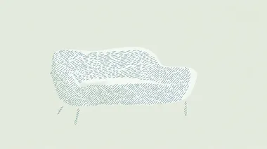 Stylish Minimalist Sofa Illustration Stylish Minimalist Sofa Illustration