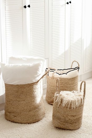Stylish Natural Fiber Baskets for Home Organization