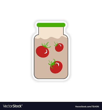 Stylish paper sticker on a white background canned vector image