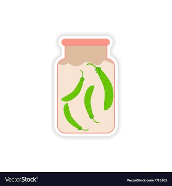 Stylish paper sticker on a white background canned vector image