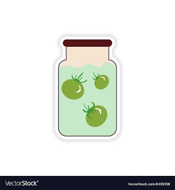 Stylish paper sticker on a white background canned vector image