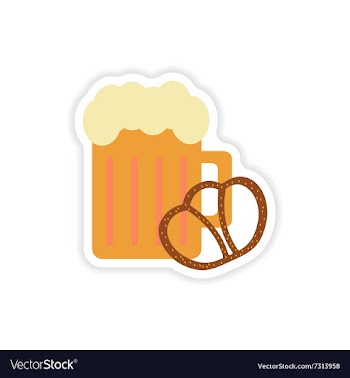 Stylish paper sticker on a white background glass vector image