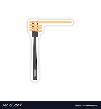 Stylish paper sticker on a white background vector image