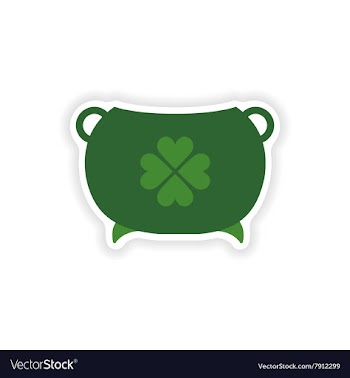 Stylish paper sticker on white background bowler vector image