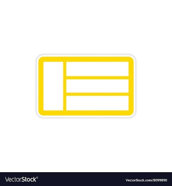 Stylish paper sticker on white background emirates vector image
