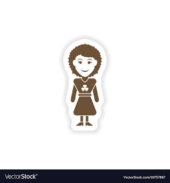 Stylish paper sticker on white background Irish vector image