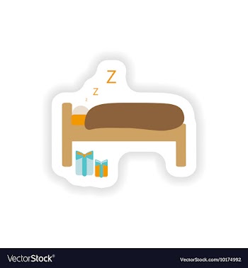 Stylish paper sticker on white background man vector image