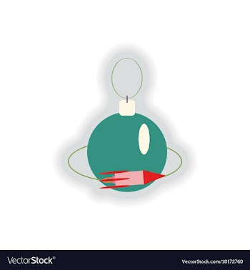 Stylish paper sticker on white background vector image