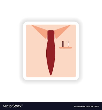 Stylish paper sticker on white background vector image