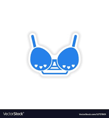 Stylish paper sticker on white background vector image