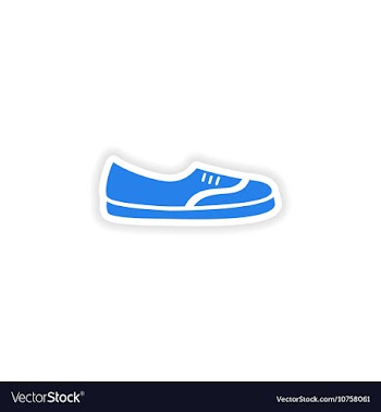 Stylish paper sticker on white background vector image