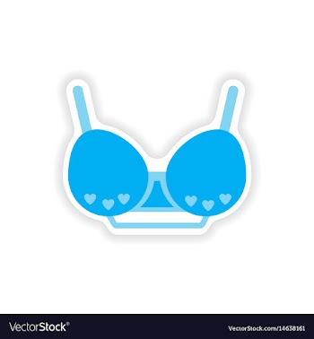 Stylish paper sticker on white background vector image