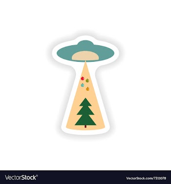 Stylish paper sticker on white background vector image