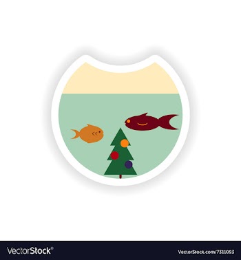 Stylish paper sticker on white background vector image