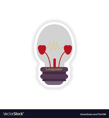 Stylish paper sticker on white background vector image