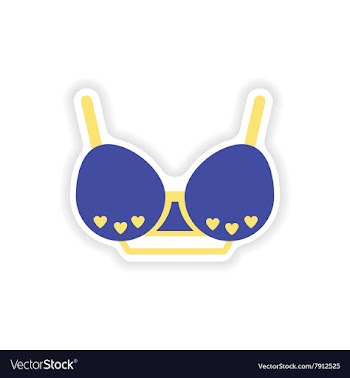 Stylish paper sticker on white background vector image