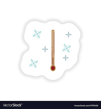 Stylish paper sticker on white background vector image