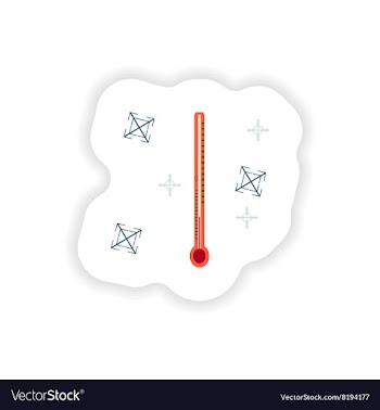 Stylish paper sticker on white background vector image