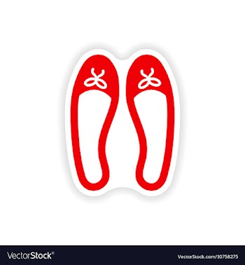 Stylish paper sticker on white background women s vector image