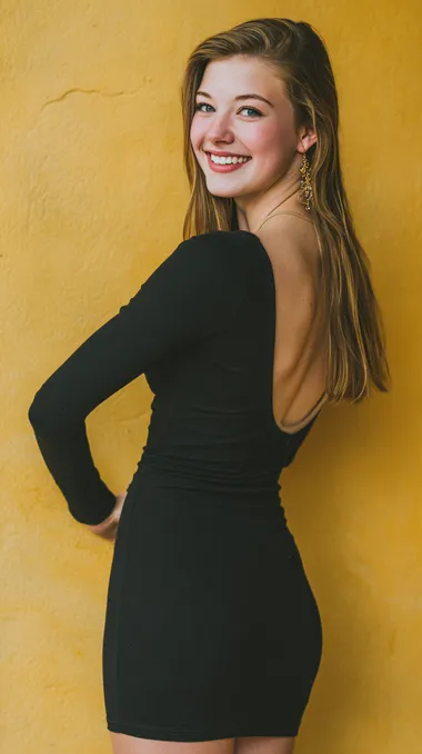 Stylish Profile Portrait of a Young American Female Model Stylish Profile Portrait of a Young American Female Model