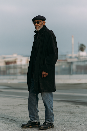 Stylish Puerto Rican Man in Urban Setting