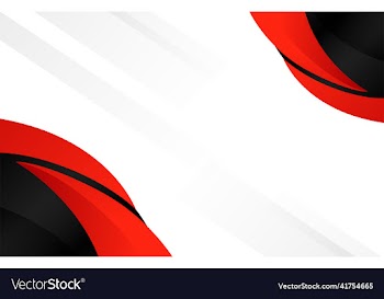 stylish red business template design