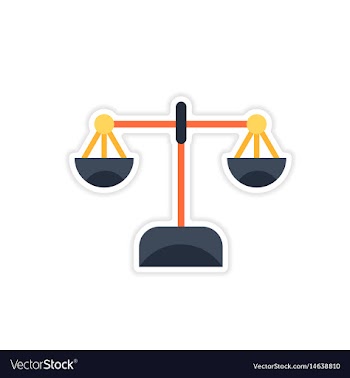 Stylish sticker on paper scales on white vector image