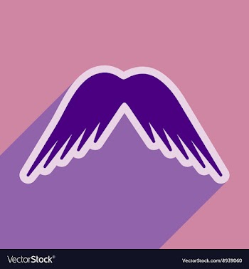 Stylish wings of an eagle vector image