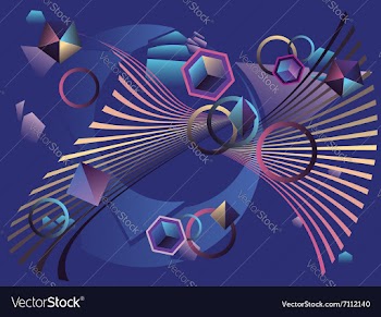 Stylized Blue Background vector image