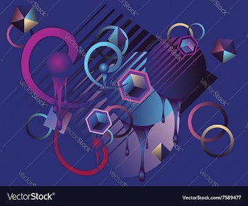 Stylized Blue Background2 vector image