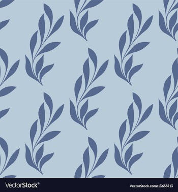  					Stylized branch on a blue background vector image														