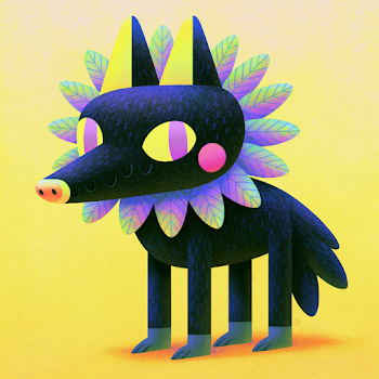 Stylized Colorful Animal Character